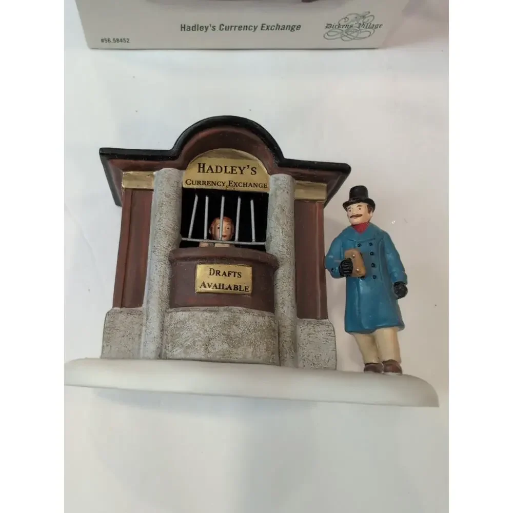 DEPT‎ 56 HADLEY'S CURRENCY EXCHANGE 58452 DICKENS VILLAGE CHRISTMAS